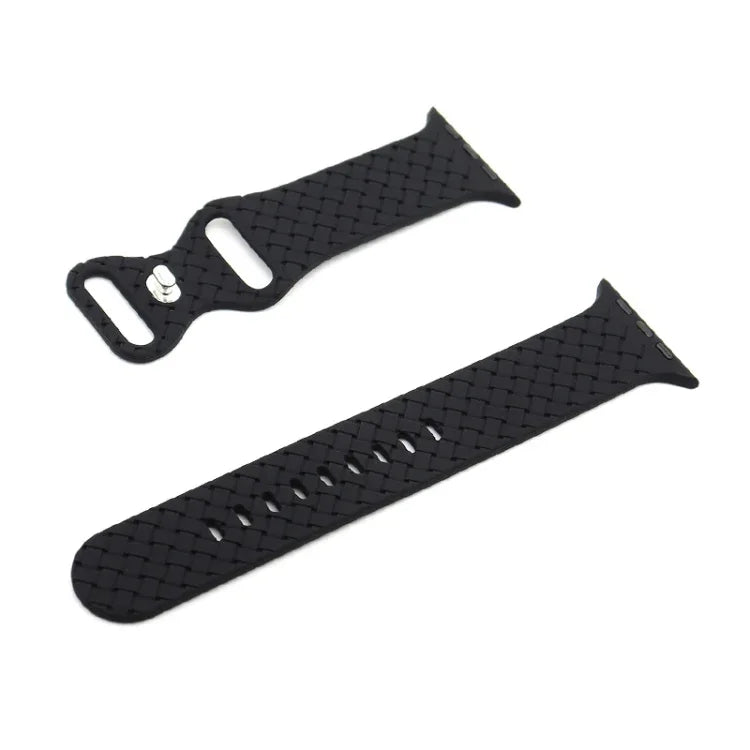 직조 질감 시계줄, 애플 워치 시리즈 7 45mm / 6&SE&5&4 44mm / 3&2&1 42mm, 7 41mm / 6&SE&5&4 40mm / 3&2&1 38mm용
