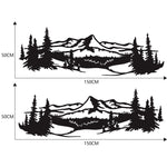 2 PCS/Set D-957 Mountains Pattern Car Modified Decorative Sticker, D-957