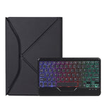 Z11BS 펜 슬롯 백라이트 블루투스 키보드 가죽 태블릿 케이스, iPad Pro 11 2021/2020/2018용, iPad Air 11 2025 / 2024 / Air 5 / Air 4용, iPad 10.2 2021/2020/2019용