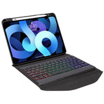 Z11BS 펜 슬롯 백라이트 블루투스 키보드 가죽 태블릿 케이스, iPad Pro 11 2021/2020/2018용, iPad Air 11 2025 / 2024 / Air 5 / Air 4용, iPad 10.2 2021/2020/2019용