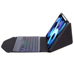 Z11BS 펜 슬롯 백라이트 블루투스 키보드 가죽 태블릿 케이스, iPad Pro 11 2021/2020/2018용, iPad Air 11 2025 / 2024 / Air 5 / Air 4용, iPad 10.2 2021/2020/2019용