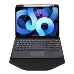 Z11B-A 펜 슬롯 터치패드 블루투스 키보드 가죽 태블릿 케이스, iPad Pro 11 2021/2020/2018용, iPad Air 11 2025 / 2024 / Air 5 / Air 4용, iPad 10.2 2021/2020/2019용