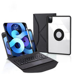 Z11B-A 펜 슬롯 터치패드 블루투스 키보드 가죽 태블릿 케이스, iPad Pro 11 2021/2020/2018용, iPad Air 11 2025 / 2024 / Air 5 / Air 4용, iPad 10.2 2021/2020/2019용