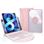 Z11B-A 펜 슬롯 터치패드 블루투스 키보드 가죽 태블릿 케이스, iPad Pro 11 2021/2020/2018용, iPad Air 11 2025 / 2024 / Air 5 / Air 4용, iPad 10.2 2021/2020/2019용