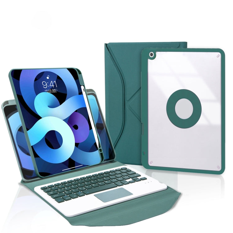 Z11B-A 펜 슬롯 터치패드 블루투스 키보드 가죽 태블릿 케이스, iPad Pro 11 2021/2020/2018용, iPad Air 11 2025 / 2024 / Air 5 / Air 4용, iPad 10.2 2021/2020/2019용