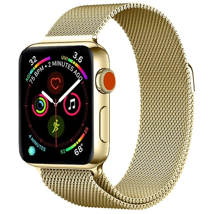 밀라노 스테인리스 스틸 시계줄, 애플 워치 시리즈 7 45mm / 6&SE&5&4 44mm / 3&2&1 42mm, 7 41mm / 6&SE&5&4 40mm / 3&2&1 38mm용