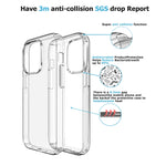 Crystal Clear Phone Case, For iPhone 14 Pro Max, For iPhone 14 Pro, For iPhone 14, For iPhone 14 Plus
