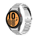 Three Strains Steel Watch Band, For Samsung Galaxy Watch 5 40mm, For Samsung Galaxy Watch 5 Pro 45mm