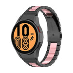 Three Strains Steel Watch Band, For Samsung Galaxy Watch 5 40mm, For Samsung Galaxy Watch 5 Pro 45mm