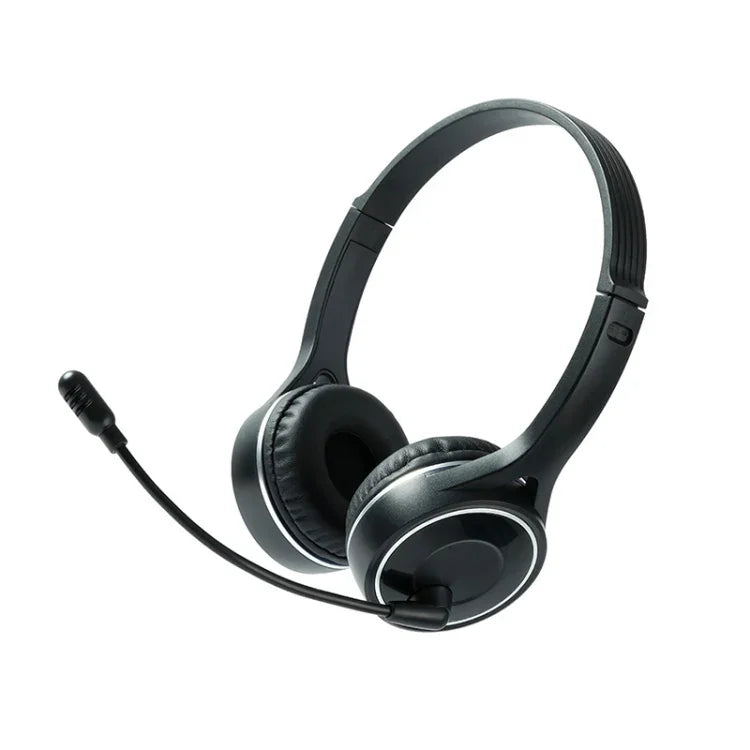 SOYTO SY-T30C 긴 마이크 블루투스 무선 노이즈 캔슬링 인체공학적 게이밍 헤드셋, SY-T30C