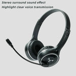 SOYTO SY-T30C 긴 마이크 블루투스 무선 노이즈 캔슬링 인체공학적 게이밍 헤드셋, SY-T30C