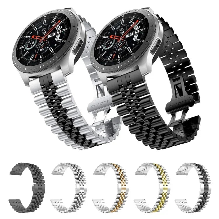 삼성 갤럭시 워치 5 40mm / 44mm용 5구 스테인리스 스틸 시계줄