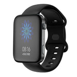 Butterfly Buckle Silicone Watch Band, For Xiaomi Mi Watch 18mm