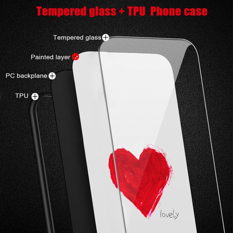 Colorful Painted Glass Phone Case, For iPhone XS Max, For iPhone XR