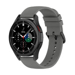20mm Round Tail Silicone Watch Band, For Samsung Galaxy Watch 5 40mm, For Samsung Galaxy Watch 5 44mm, For Samsung Galaxy Watch 5 Pro 45mm