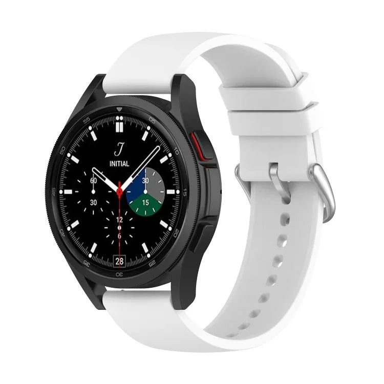 20mm Round Tail Silicone Watch Band, For Samsung Galaxy Watch 5 40mm, For Samsung Galaxy Watch 5 44mm, For Samsung Galaxy Watch 5 Pro 45mm