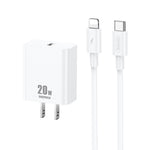 REMAX RP-U5 익스트림 2 시리즈 20W PD 충전기 + 1m USB-C / 타입-C to 8핀 고속 충전 데이터 케이블 세트, CN 플러그, EU 플러그, US 플러그