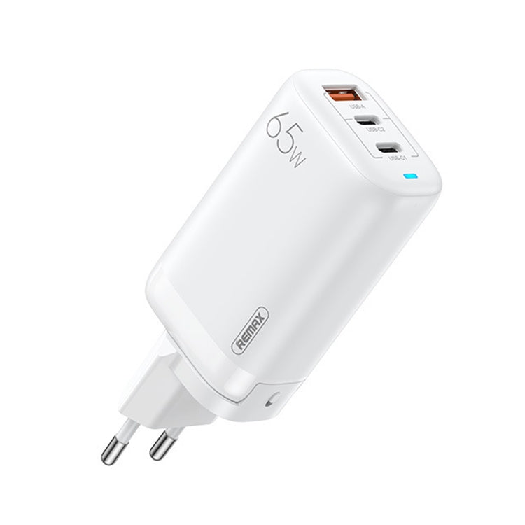 REMAX RP-U55 테리토리 시리즈 65W USB+듀얼 USB-C / 타입-C 인터페이스 고속 충전기, EU 플러그, UK 플러그, CN 플러그