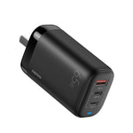 REMAX RP-U55 테리토리 시리즈 65W USB+듀얼 USB-C / 타입-C 인터페이스 고속 충전기, CN 플러그