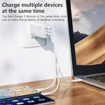 REMAX RP-U55 테리토리 시리즈 65W USB+듀얼 USB-C / 타입-C 인터페이스 고속 충전기, CN 플러그
