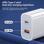 REMAX RP-U68 스피디 시리즈 20W USB+USB-C/타입-C 인터페이스 고속 충전기, CN 플러그, EU 플러그, UK 플러그, US 플러그