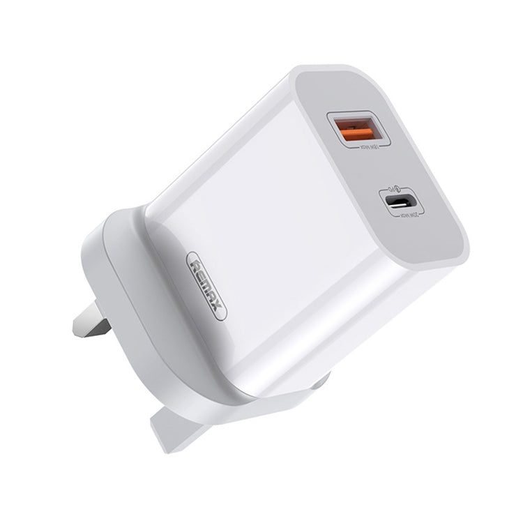 REMAX RP-U68 스피디 시리즈 20W USB+USB-C/타입-C 인터페이스 고속 충전기, CN 플러그, EU 플러그, UK 플러그, US 플러그