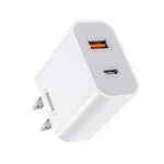 REMAX RP-U68 스피디 시리즈 20W USB+USB-C/타입-C 인터페이스 고속 충전기, CN 플러그, EU 플러그, UK 플러그, US 플러그