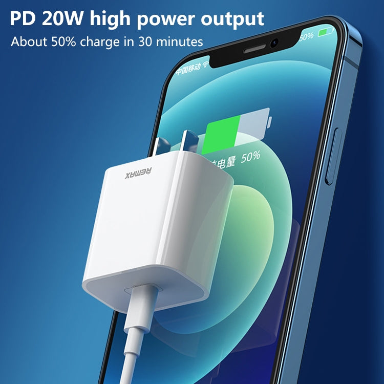 REMAX RP-U79 스피드 시리즈 20W USB-C/타입-C 다중 호환 고속 충전기, CN 플러그, EU 플러그, UK 플러그