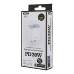 REMAX RP-U79 스피드 시리즈 20W USB-C/타입-C 다중 호환 고속 충전기, CN 플러그, EU 플러그, UK 플러그