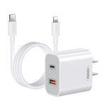 REMAX RP-U68 20W USB+USB-C/Type-C 듀얼 인터페이스 고속 충전기 세트, CN 플러그, EU 플러그, UK 플러그, US 플러그