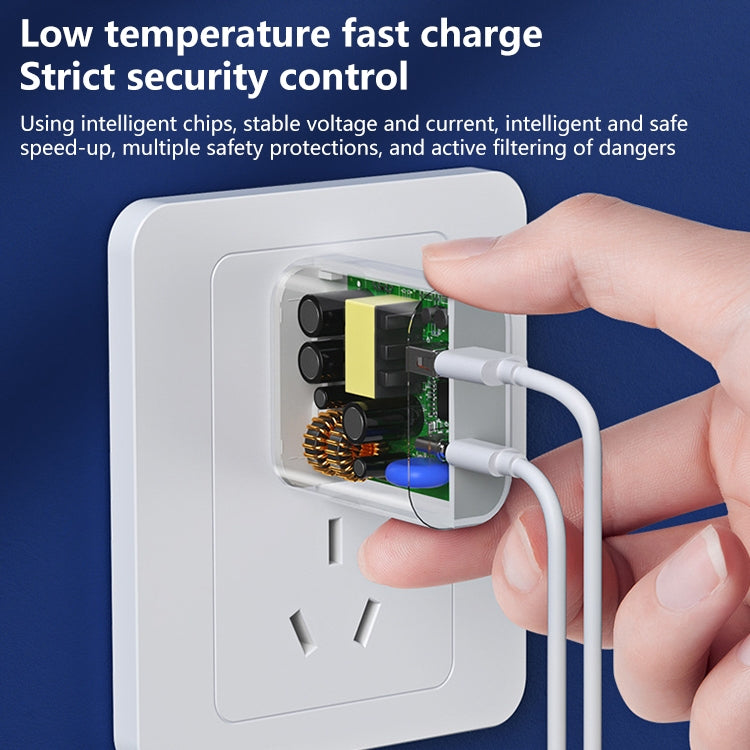 REMAX RP-U68 20W USB+USB-C/Type-C 듀얼 인터페이스 고속 충전기 세트, CN 플러그, EU 플러그, UK 플러그, US 플러그