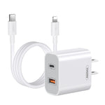 REMAX RP-U68 20W USB+USB-C/Type-C 듀얼 인터페이스 고속 충전기 세트, CN 플러그, EU 플러그, UK 플러그, US 플러그
