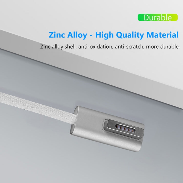 100W 5핀 MagSafe 1 (L자형) to USB-C / Type-C PD 충전 케이블, 케이블 길이: 1.8m, MagSafe 1 (L자형)