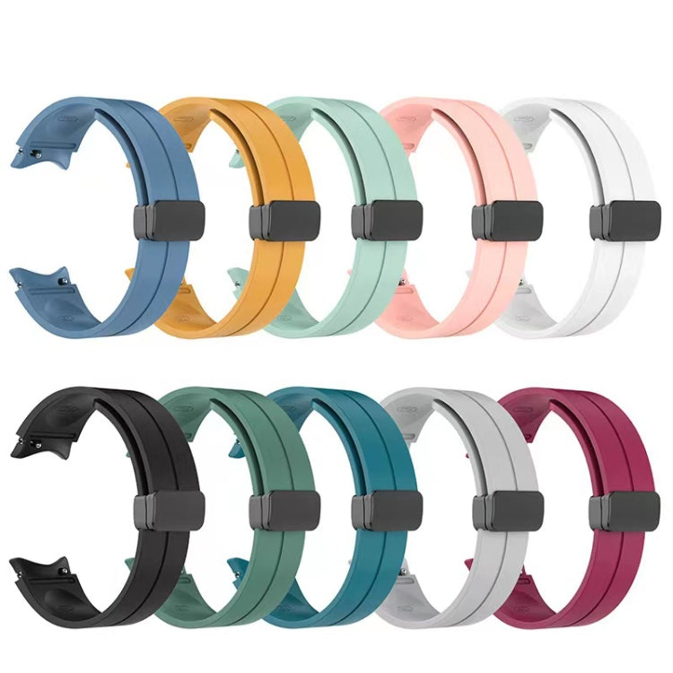 접이식 버클 실리콘 시계 밴드, 삼성 갤럭시 워치5 40mm / 44mm / 프로 45mm용