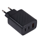 AR-892 3-in-1 QC3.0 PD20W USB + USB-C / 타입-C 벽면 여행용 충전기, EU 플러그, 영국 플러그