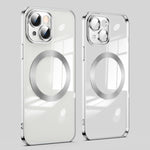 Lens Protector MagSafe Electroplated Phone Case, For iPhone 14, For iPhone 14 Pro Max, For iPhone 14 Pro, For iPhone 14 Plus