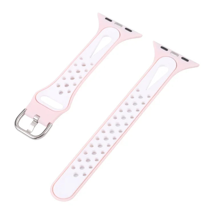애플 워치 시리즈용 물방울 실리콘 시계줄, 7 41mm / 6&SE&5&4 40mm / 3&2&1 38mm, 7 45mm / 6&SE&5&4 44mm / 3&2&1 42mm