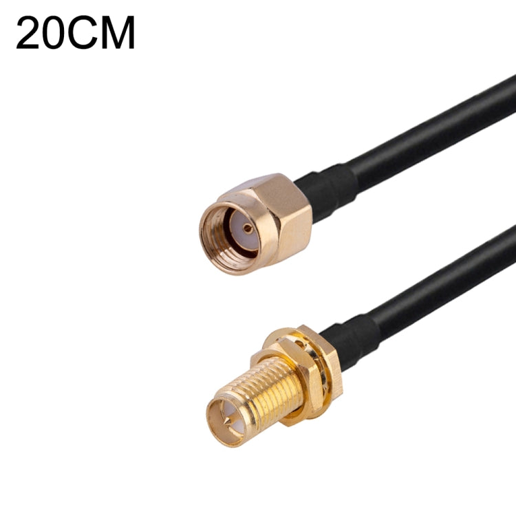 RG174 RF 동축 어댑터 케이블, 길이: 20cm, 20cm RP-SMA 수컷- RP-SMA 암컷, 20cm RP-SMA 수컷- RP-SMA 수컷, 20cm RP-SMA 수컷- SMA 암컷, 20cm RP-SMA 수컷- SMA 수컷, 20cm SMA 수컷- SMA 암컷, 20cm SMA 수컷- RP-SMA 암컷