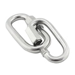 304 스테인리스 스틸 퀵 커넥트 링 런웨이 버클, 5개 3.5mm, 5개 4mm, 3개 5mm, 3개 6mm, 2개 7mm, 2개 8mm, 9mm, 10mm