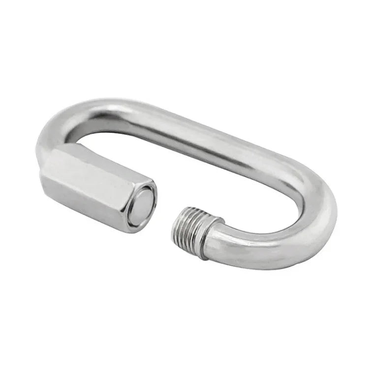 304 스테인리스 스틸 퀵 커넥트 링 런웨이 버클, 5개 3.5mm, 5개 4mm, 3개 5mm, 3개 6mm, 2개 7mm, 2개 8mm, 9mm, 10mm