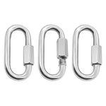 304 스테인리스 스틸 퀵 커넥트 링 런웨이 버클, 5개 3.5mm, 5개 4mm, 3개 5mm, 3개 6mm, 2개 7mm, 2개 8mm, 9mm, 10mm