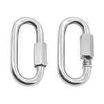 304 스테인리스 스틸 퀵 커넥트 링 런웨이 버클, 5개 3.5mm, 5개 4mm, 3개 5mm, 3개 6mm, 2개 7mm, 2개 8mm, 9mm, 10mm