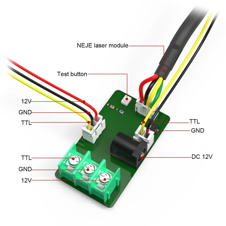 NEJE A40640 40W 450nm 레이저 조각 모듈 키트, A40640
