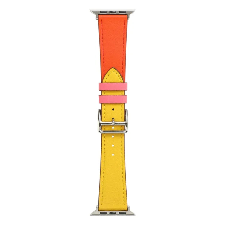 애플 워치 시리즈용 싱글 랩 마이크로화이버 가죽 시계줄, 7 45mm / 6&SE&5&4 44mm / 3&2&1 42mm, 7 41mm / 6&SE&5&4 40mm / 3&2&1 38mm