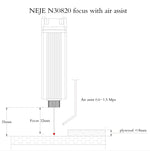 NEJE MASTER 3 레이저 조각기 N30820 레이저 모듈 포함, MASTER 3 N30820 (EU 플러그), MASTER 3 N30820 (US 플러그)