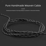CVJ V2 1.25m 무산소동 오리지널 3.5mm 엘보 이어폰 케이블, 0.75mm 마이크 없음, 0.78mm 마이크 없음, 0.75mm 마이크 포함, 0.78mm 마이크 포함