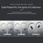 CVJ V2 1.25m 무산소동 오리지널 3.5mm 엘보 이어폰 케이블, 0.75mm 마이크 없음, 0.78mm 마이크 없음, 0.75mm 마이크 포함, 0.78mm 마이크 포함