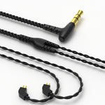 CVJ V2 1.25m 무산소동 오리지널 3.5mm 엘보 이어폰 케이블, 0.75mm 마이크 없음, 0.78mm 마이크 없음, 0.75mm 마이크 포함, 0.78mm 마이크 포함
