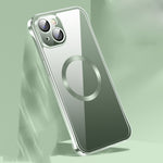 Frameless Glass CD MagSafe Case, For iPhone 14, For iPhone 14 Plus, For iPhone 14 Pro, For iPhone 14 Pro Max