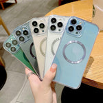 Frameless Glass CD MagSafe Case, For iPhone 14, For iPhone 14 Plus, For iPhone 14 Pro, For iPhone 14 Pro Max